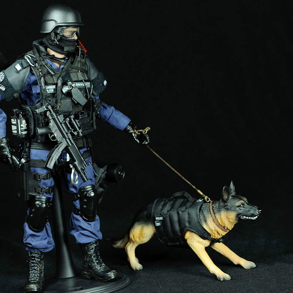 YEIBOBO 12 Inch SWAT Team Action Figure - Highly Detailed Plastic Multi-color Assaulter