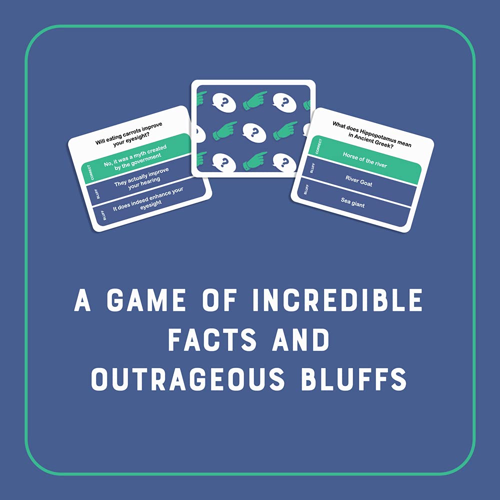 Ridley'S Games Room Bluff It Trivia Game Card Game