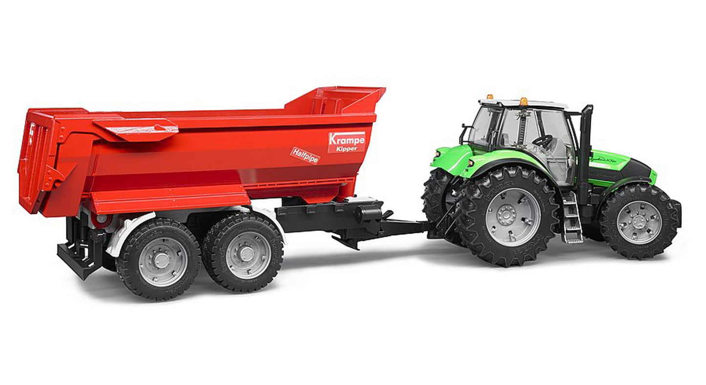 Bruder Krampe Tandem Halfpipe Tipping Trailer
