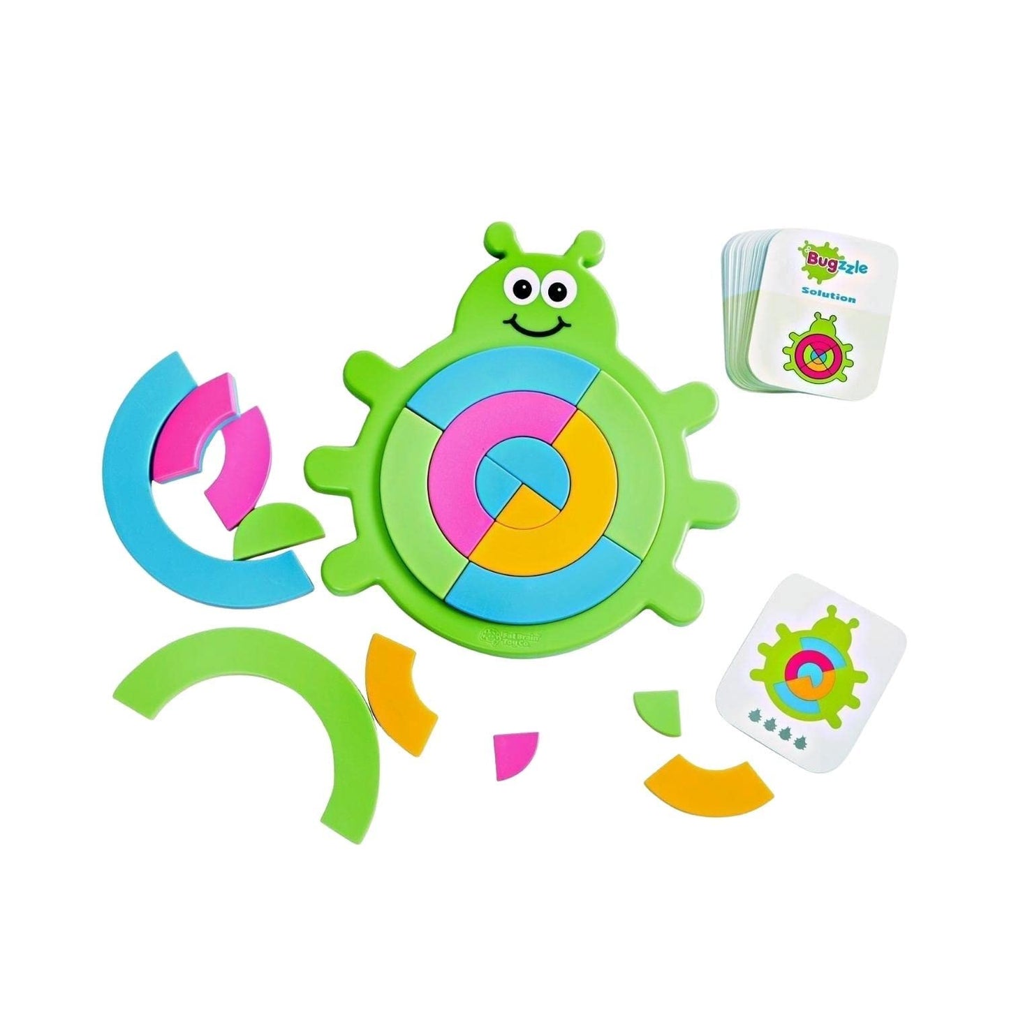 Fat Brain Toys Bugzzle - Match-The-Picture Fraction-Learning Brainteaser Ages 3+