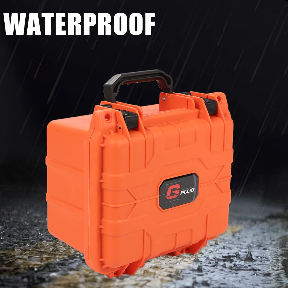 G-Plus Graded Card Storage Box Compatible With Bgs Psa Sgc Fgs Weatherproof Graded Sports Trading Cards(Small, Orange)