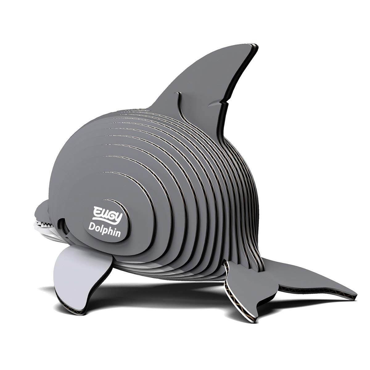 Eugy Dolphin 3D Puzzle, 25 Piece Eco-Friendly Educational Toy Puzzles For Boys, Girls & Kids Ages 6+