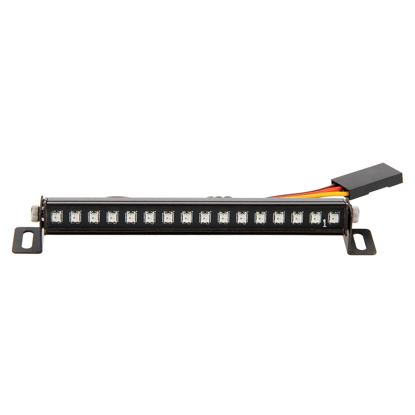 MEUS Racing TRX4M Roof Light Bar with 16 Beads 8 Light Modes for TRX4M Defender Bronco K10 F150 1/18 RC Crawler Upgrade Parts(Ro