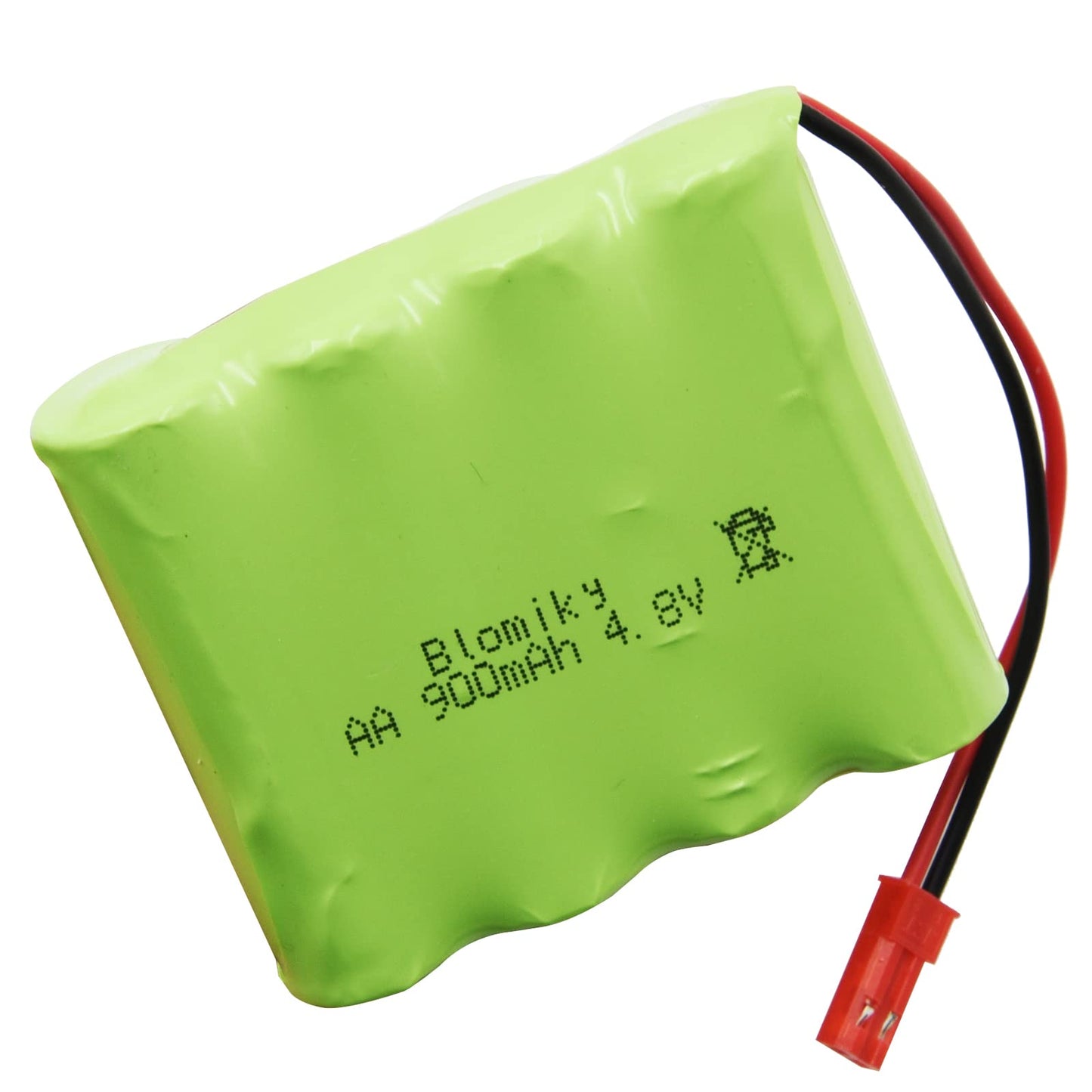 Blomiky 2 Pack JST 4.8V 800mAh Ni-Cd Rechargeable Battery Pack with JST Plug and 2 USB Charger Cable Replacment for Kolegend 1/1