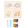 Enakshi Wooden Lacing Toy Embroidery Puzzle Montessori Toy Boys Girls Preschool Dinosaur|Toys & Hobbies|Educational|Other Educat
