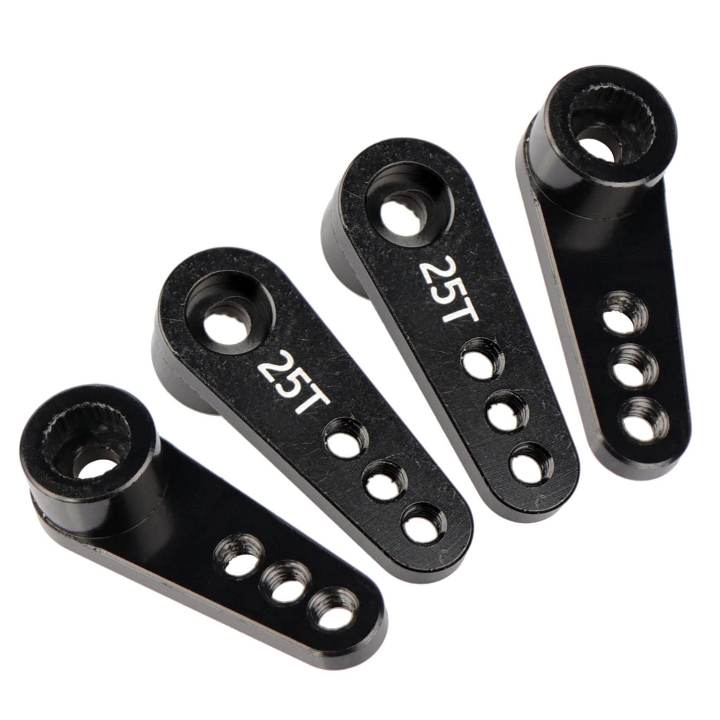 Acekeeps 4Pcs Aluminum Rc 25T Servo Horn For Futaba Savox Xcore Mg995 Mg996R Mg946R Servo