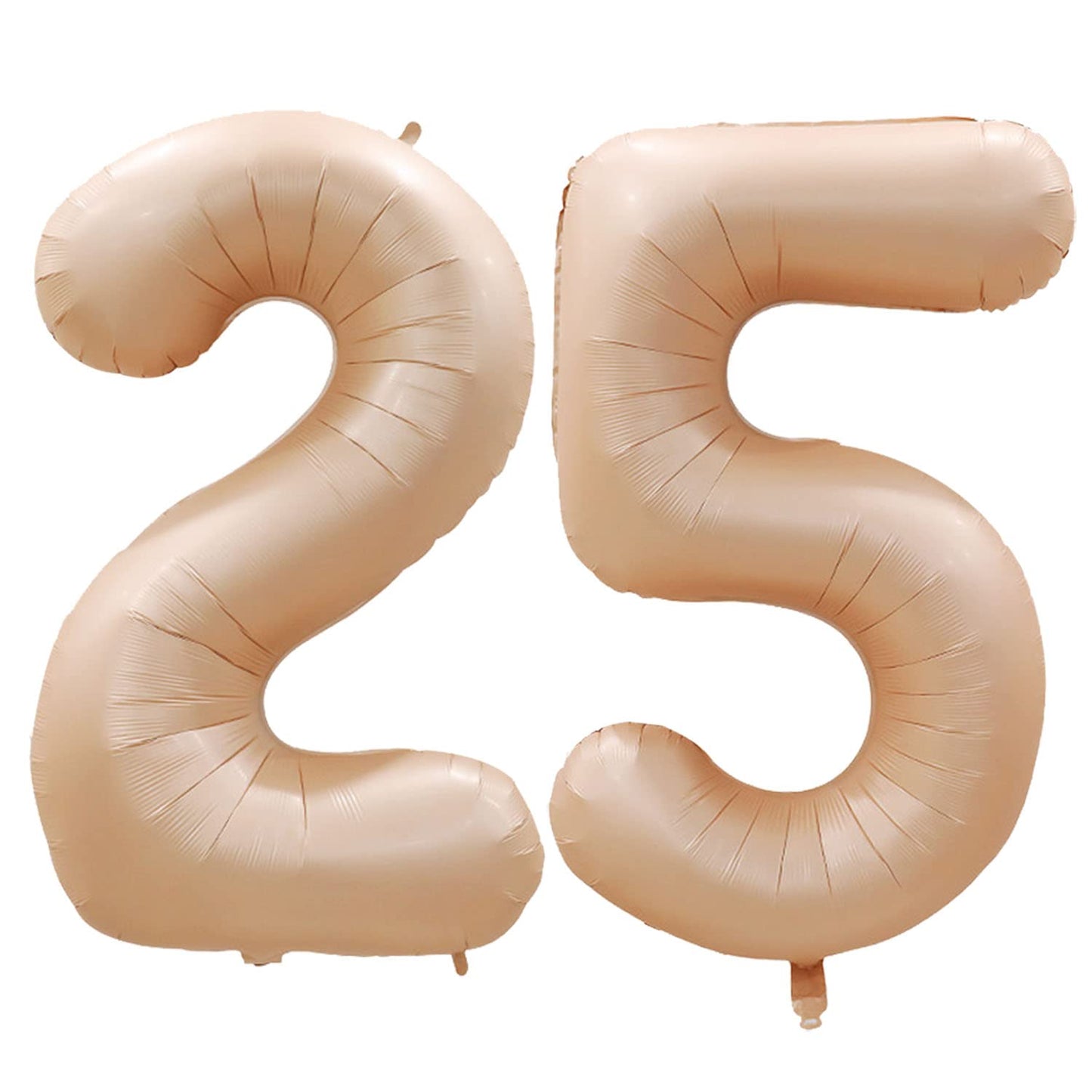 Goer Number 25 Balloons For 25Th Birthday Party Decorations,42 Inch Jumbo Foil Helium 52 Balloons For 52Nd Birthday Party Decoration (Caramel)