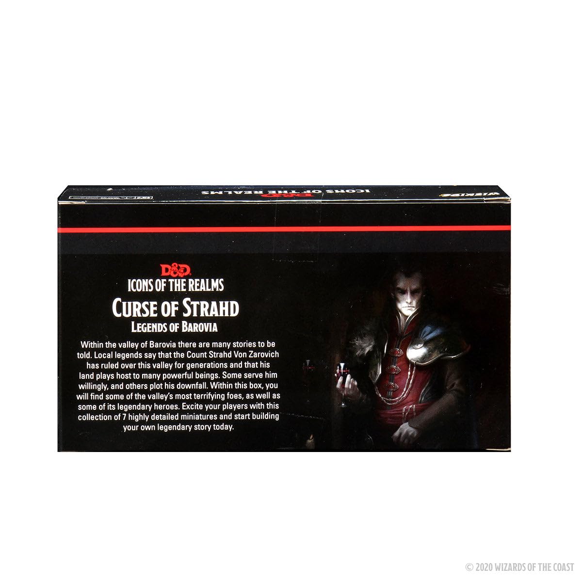 D&D Icons of the Realms: Curse of Strahd Legends of Barovia Miniatures - Small Black Figures by WizKids