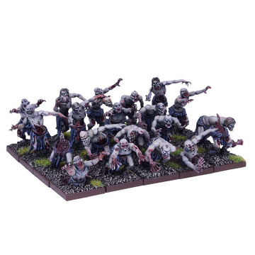 Mantic Kings of War Undead Zombies Miniatures Expansion Pack - Multicolor, Plastic, Model MGKWU33-1