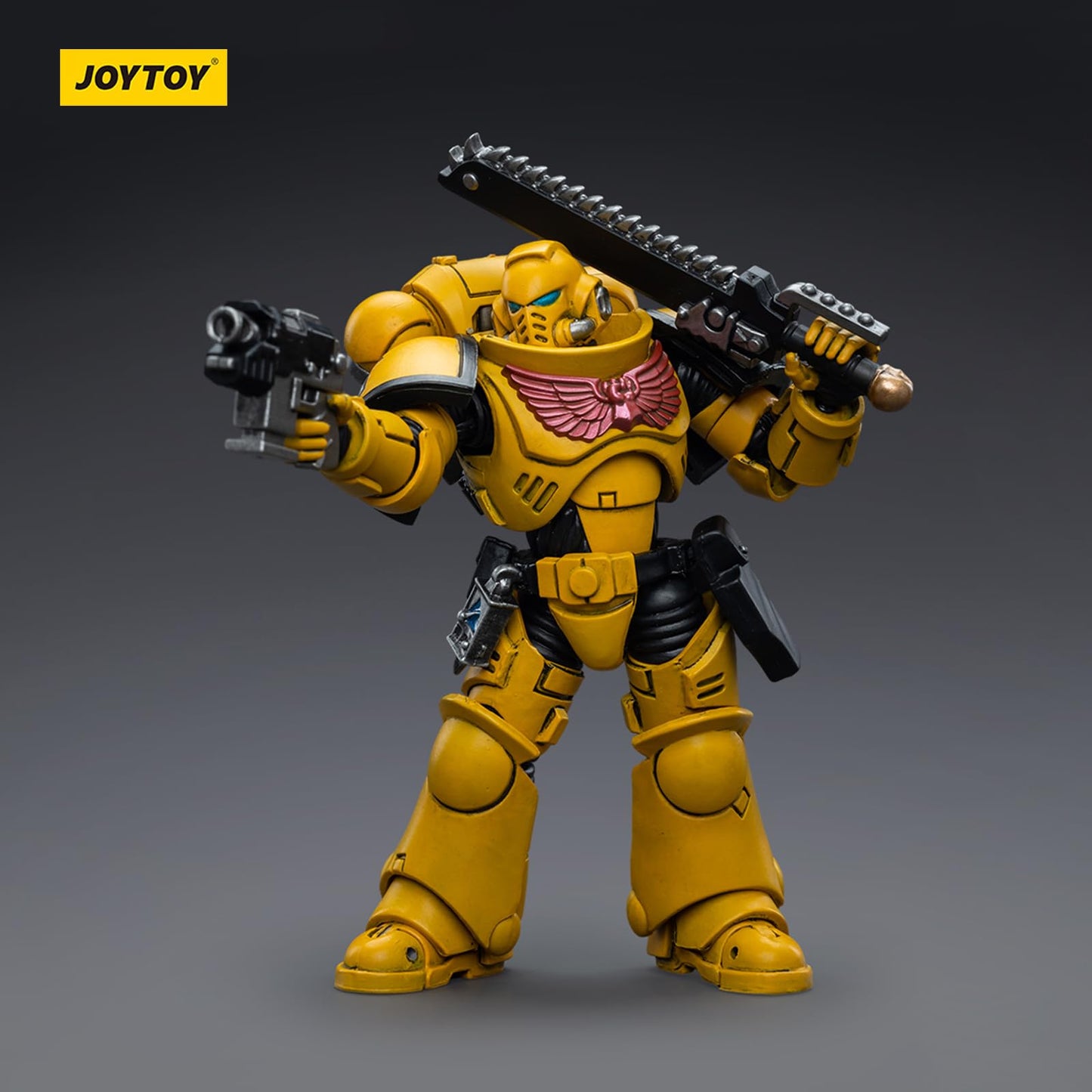 Joytoy Warhammer 40K Imperial Fists, Imperial Fists Intercessors 1/18 Action Figure Model