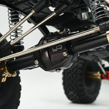 Yeah Racing Hard Coated Alloy Front/Rear Axle Housing for AXIAL SCX10 II Black #AXSC-011BK