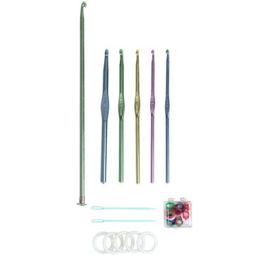 Boye 3626397000M I Taught Beginners Kit with Crochet Needles