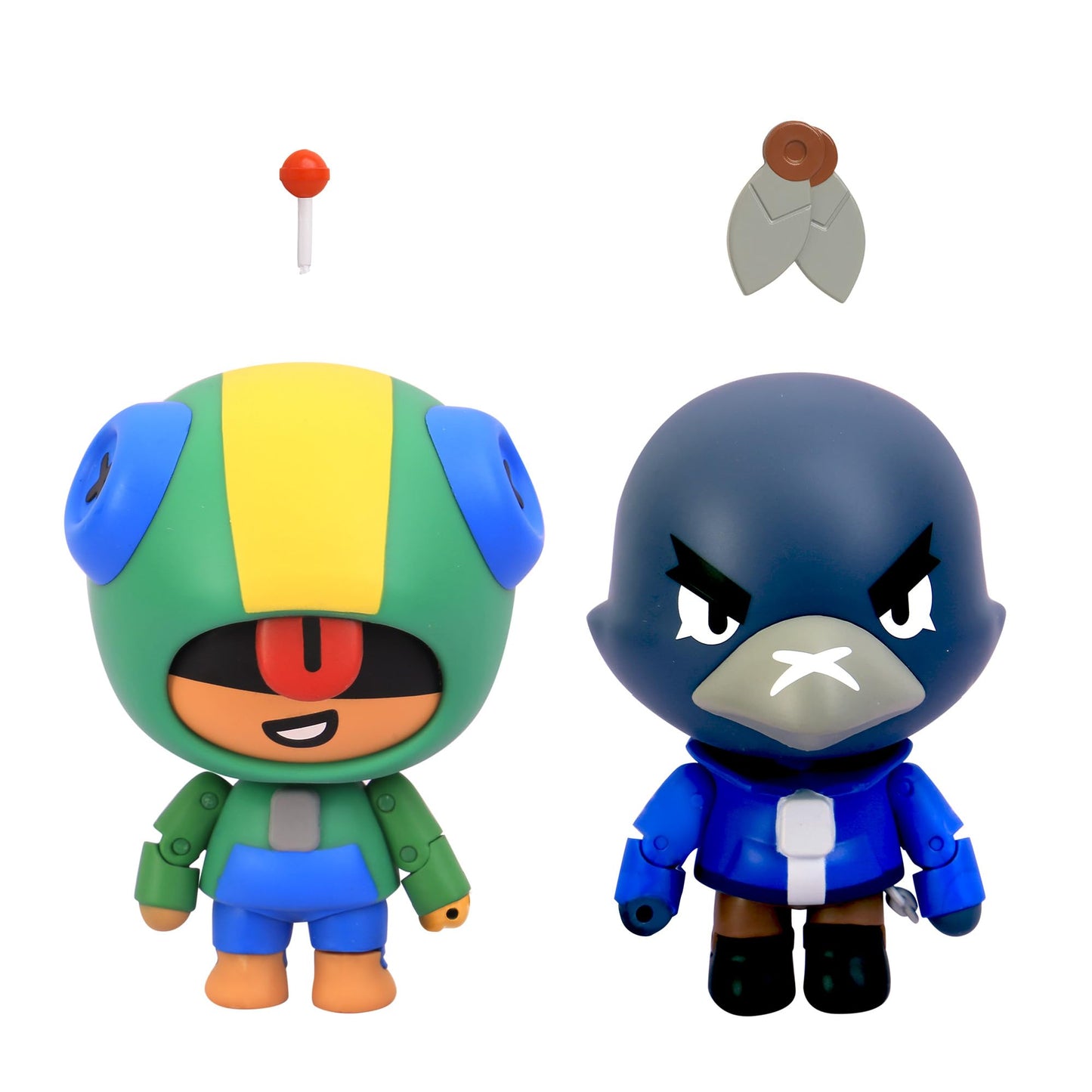 P.M.I. Brawl Stars Action Figures | Official Supercell Toys | Playable Mini Figures Bo And Crow | Licensed Gift For Gamers | Art