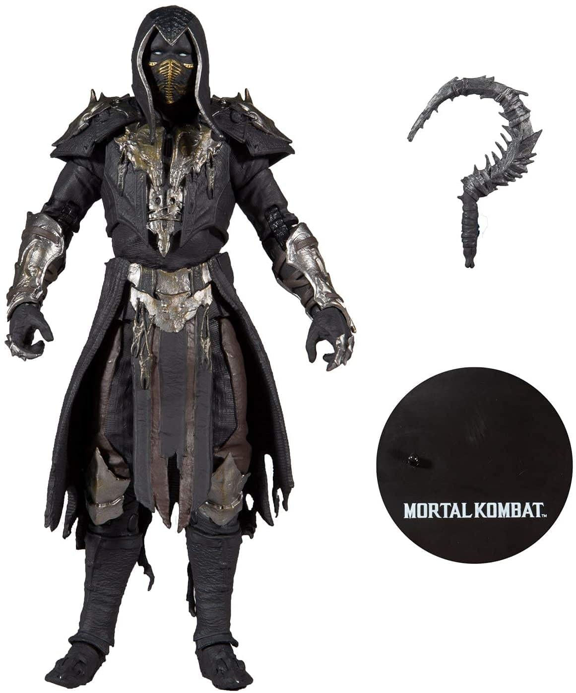 McFarlane Toys Mortal Kombat Noob Saibot Action Figure, 7-Inch, Black, Model 11046-3, Plastic Material