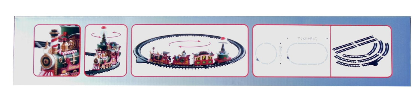 Lemax North Pole Railway, 26.18 In L X 44.49 In W X 5.91 In H, Polyresin Plastic Blend