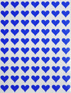 1/2 Inch (0.50) Heart Sticker Bulk Labels Sheets Diy Scrapbooking Stickers For Valentine'S Day, Stationery, Arts & Crafts 13Mm, 7560-Pack - (Blue) By Royal Green