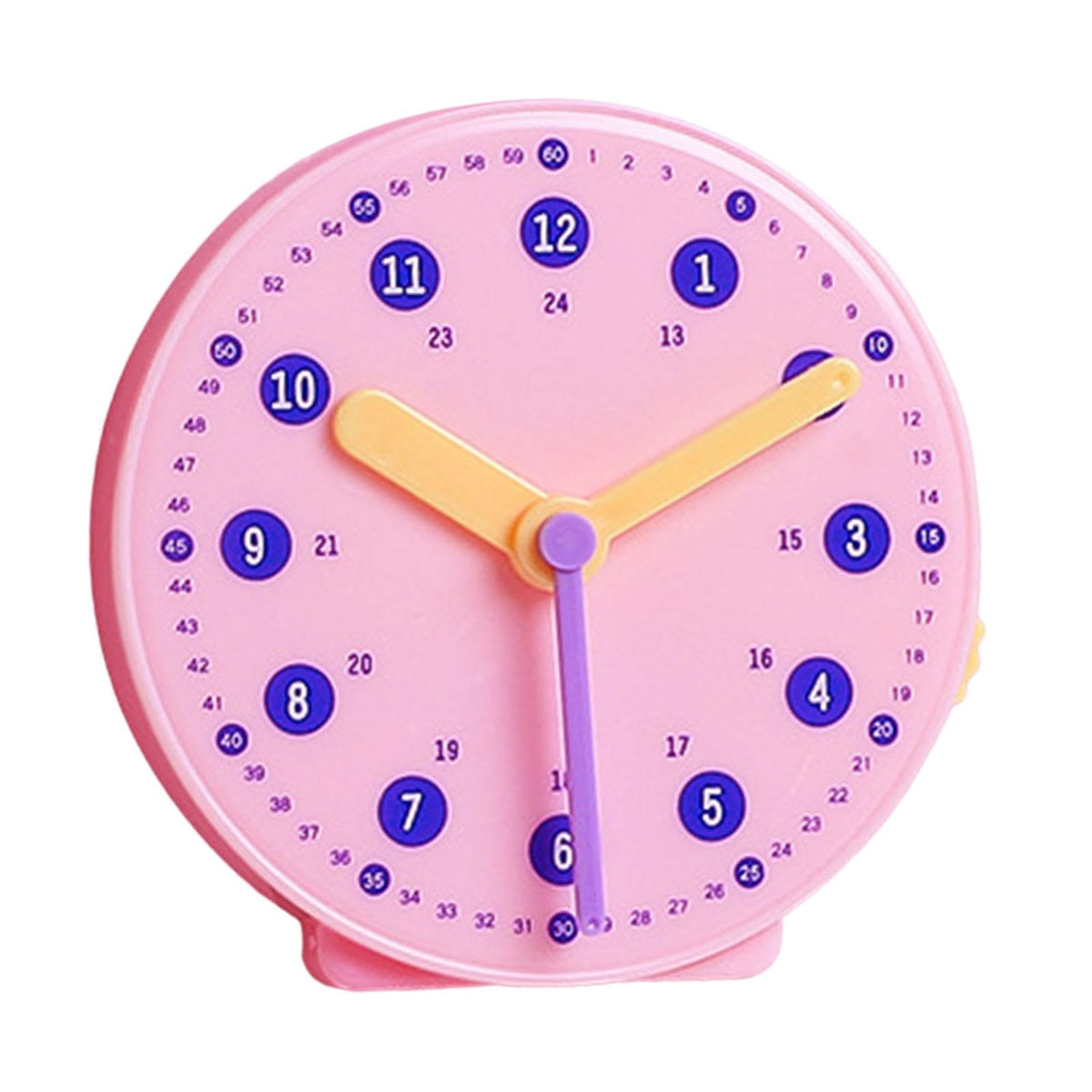 Enakshi Clock Kids Toy Montessori Teaching Clock For Kids For 3+ Years Old Kids Baby Pink|Toys & Hobbies | Educational | Other E