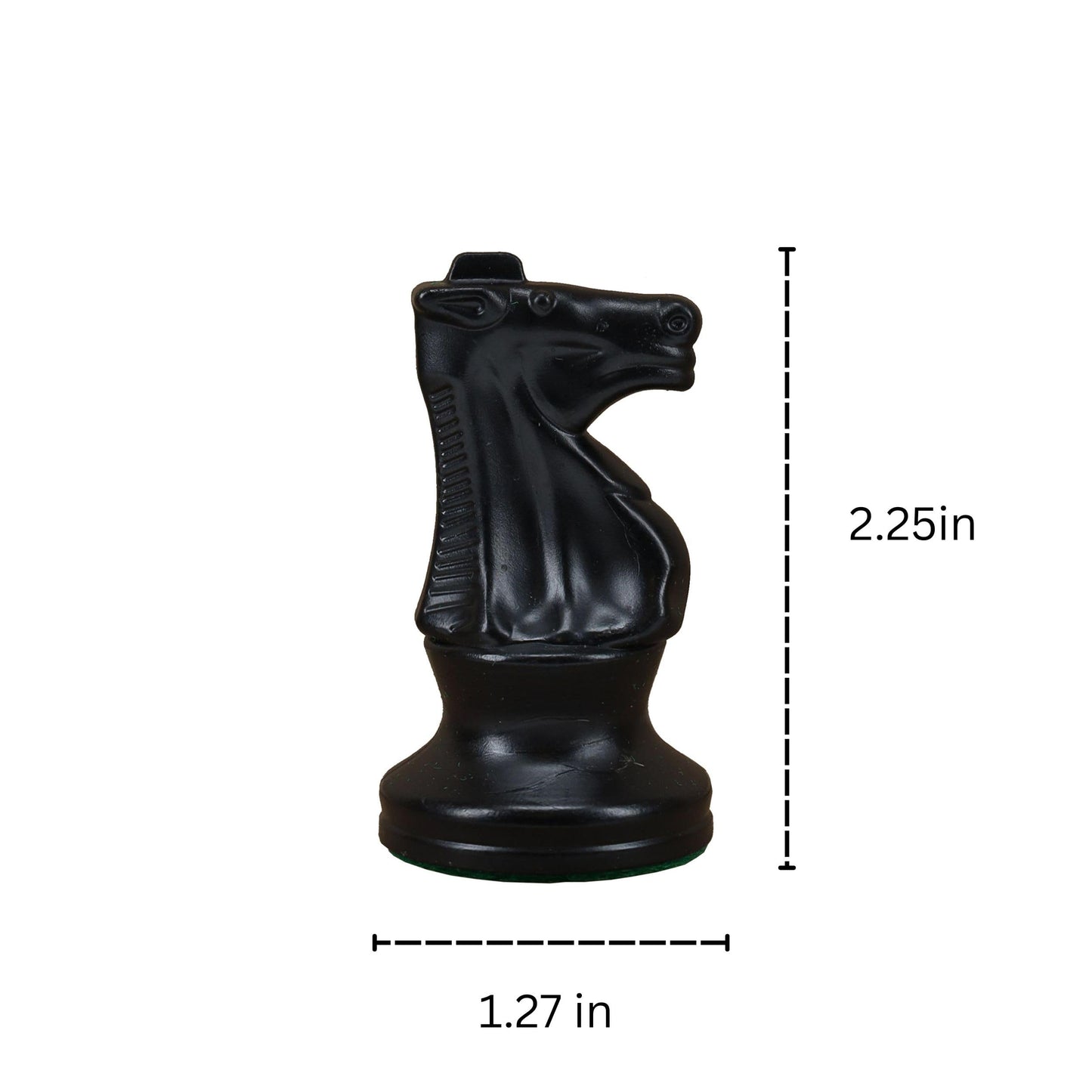 We Games Replacement Tournament Staunton Chess Piece - Dark Knight