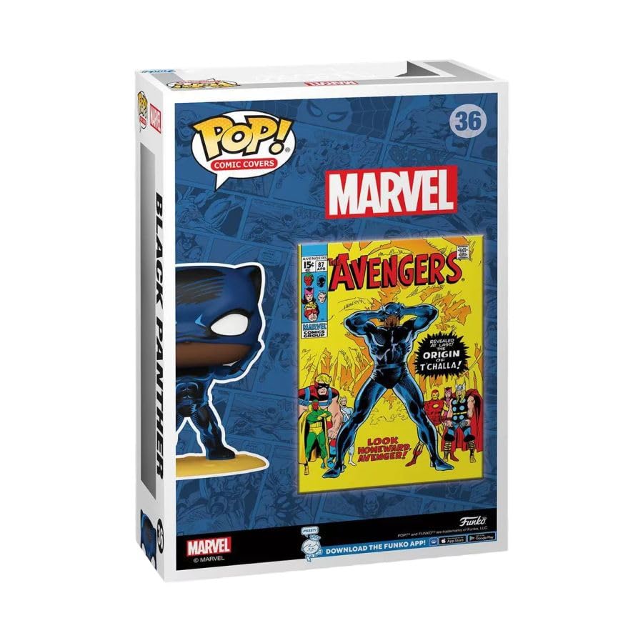 Funko Pop! Comic Covers: Marvel - Black Panther T'Challa Special Edition Multicolor limited availability Vinyl Figure #36