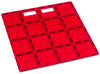 Playmags Super Durable Building Stabilizer Tile With Carrying Handle For Easy Play, 12 X 12. Great Add On To All Magnet Tiles Sets, Works With All Leading Brands (1 Pack - Colors May Vary)
