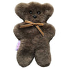 funlife Soft Cuddly Sheepskin Teddy Bear for Baby - Gray, Perfect Birthday Gift