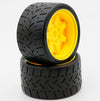 Power Hobbies Powerhobby 1/8 Gripper 54/100 Belted Mounted Rear Tires/Wheels 17mm (2) Arrma Felony/Infraction/Limiitless (Yellow