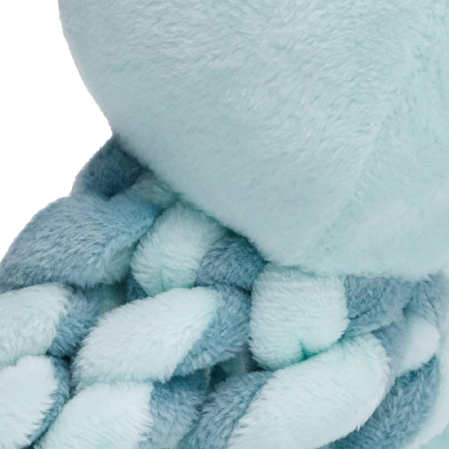 Nattou Piu Piu Octopus Plush Toy - Comforting Green & Mint for Newborns, 25cm, Polyester