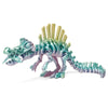 3D Printed Dinosaur 3D Printed Animals Dragon Fidget Toy mature-themed Desk Poseable Dino Skeletons with Articulated Joints Easter Basket Stuffers Home Decor Stress Relief Toy for Autism (Spinosaurus)