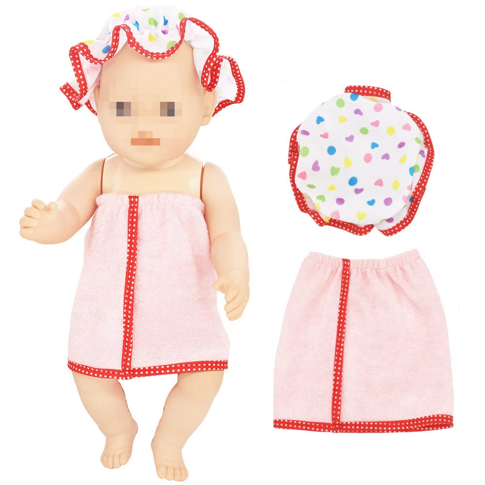 Sotogo 7 Sets Doll Clothes Outfits Dresses For 14 To 17 Inch New Born Baby Doll, 15 Inch Baby Doll And American 18 Inch Doll Clo