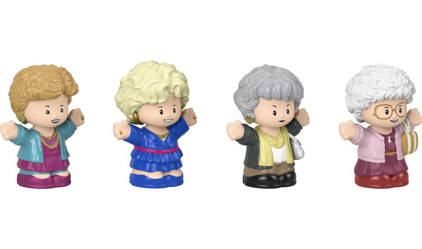 Little People Collector The Golden Girls TV Show Special Edition Set for Adults & Fans, 4 Figures in Display Package