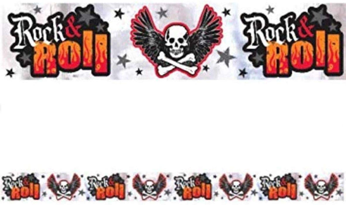 Rock On Foil Party Banner, 25