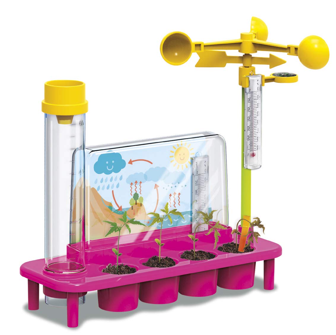 4M Toysmith, Steam Powered Girls Weather Station, Meteorologist Diy Stem Toy, For Girls Ages 8+