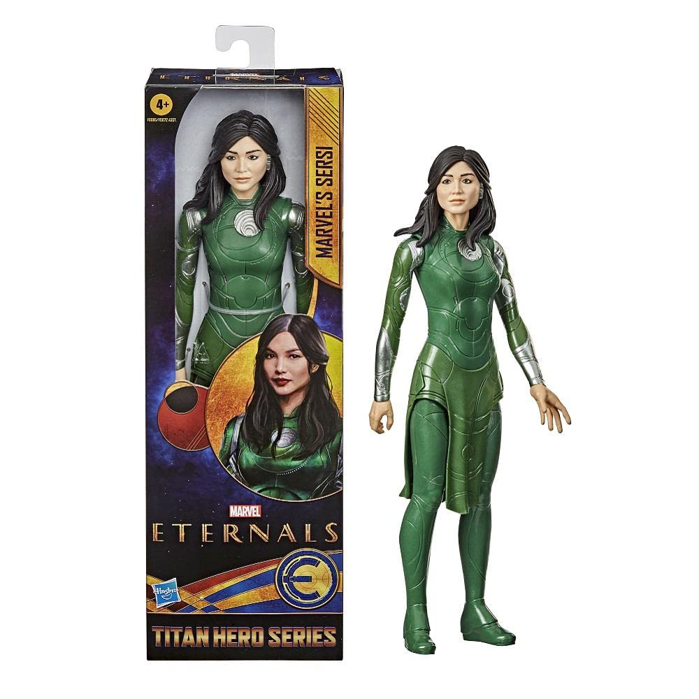 Marvel Hasbro The Eternals Titan Hero Series 12-Inch Sersi Action Figure Toy, Inspired by The Eternals Movie, for Kids Ages 4 an