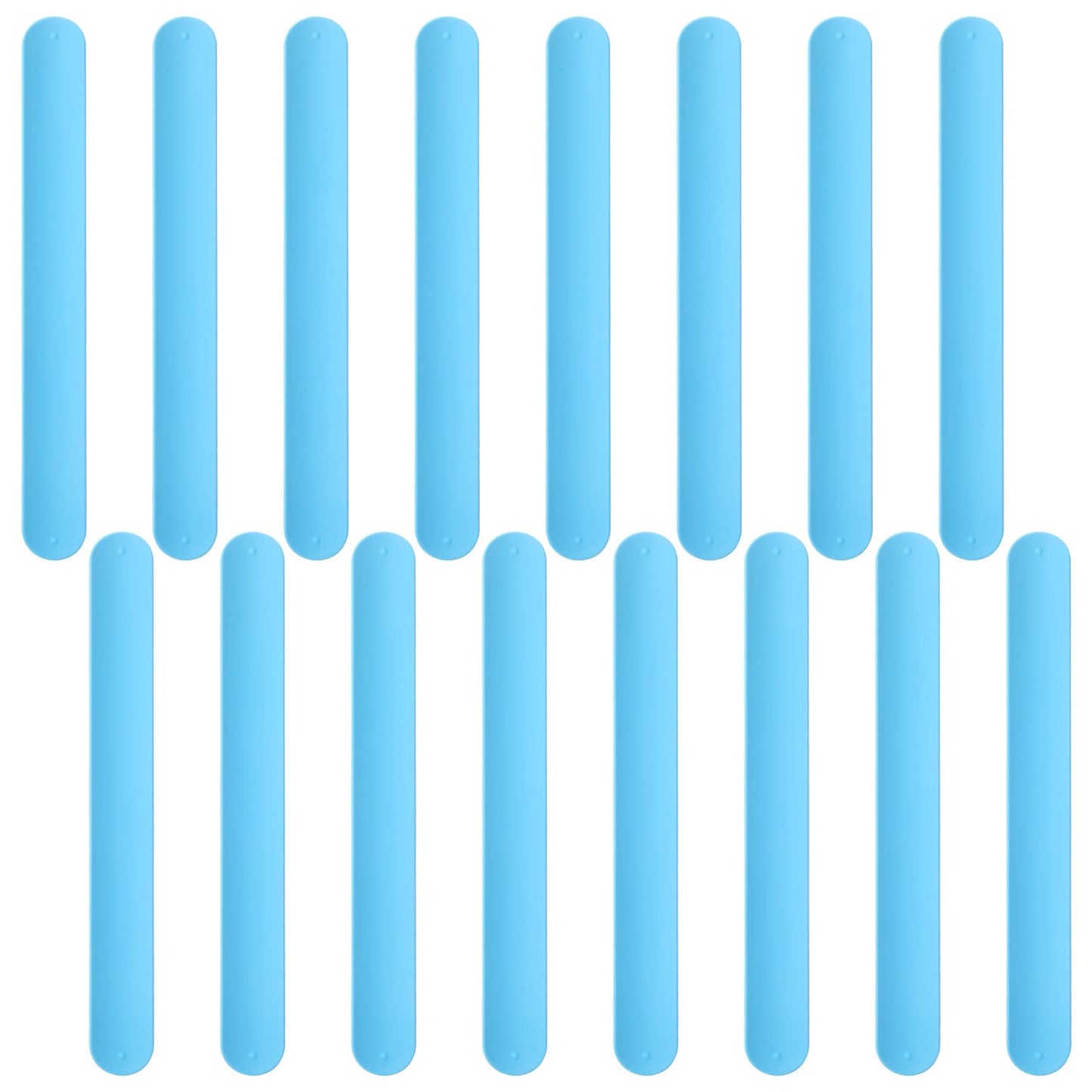 16 Pcs Silicone Rubbber Slap Bracelets Plain Slap Bracelets Wrist Soft And Safe Slap Bands Wrap Band School Party Favors Diy Pai