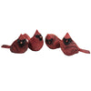 Set Of 4 Small Resin Cardinal Figurines #U2813