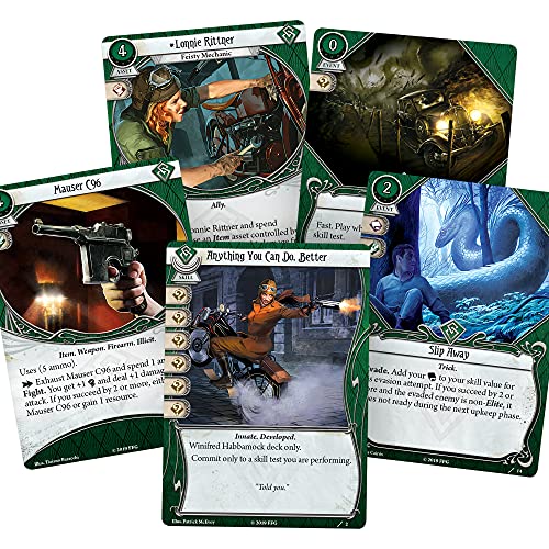 Fantasy Flight Games Arkham Horror The Card Game Winifred Habbamook Starter Deck - Unleash A Reckless Survivor'S Power! Cooperat
