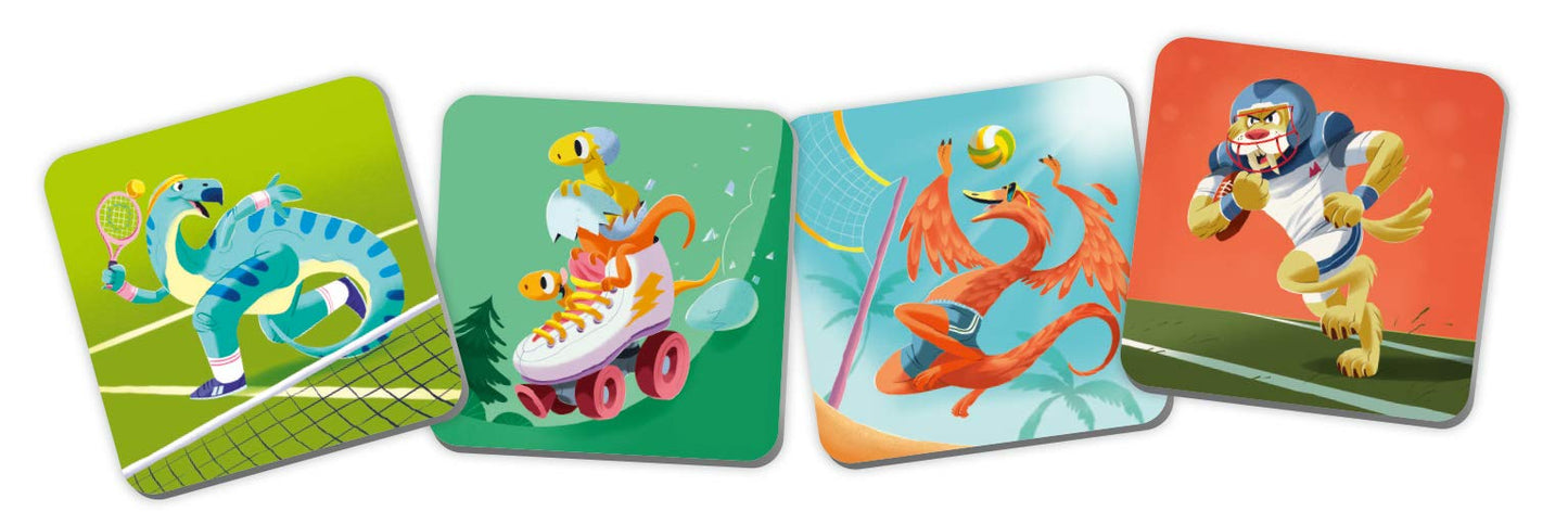 Ravensburger Dinosaur Sports Memory Game For Girls & Boys Ages 3 To 5–A Fun & Fast Dino Memory Game