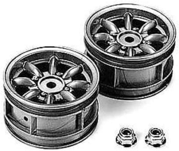 Tamiya 300050569 - M Chassis Rims Silver (2) Mini Cooper