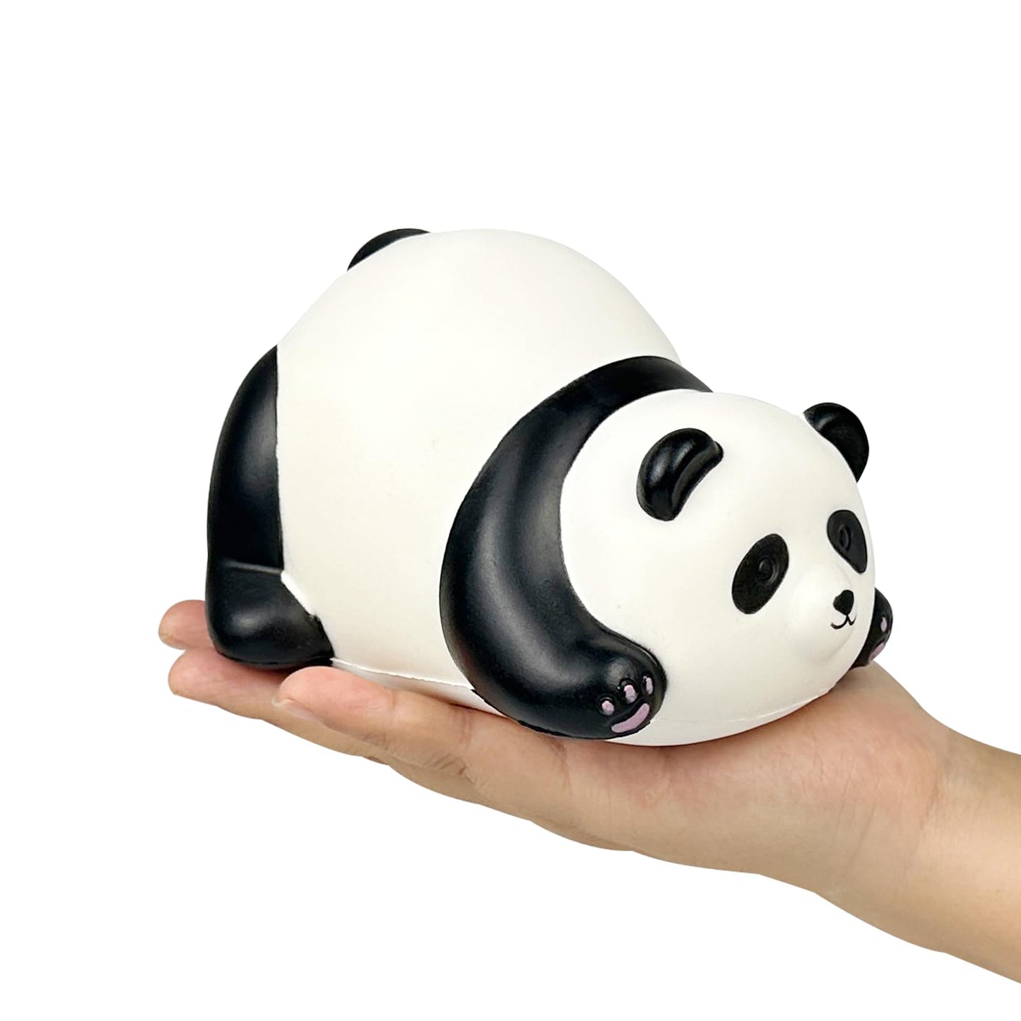 Funnysquee Cute Lying Panda Squishies Animal Toy Birthday Gift For Kids,Kawaii Stress Relief Squishie Toy (Lying Panda)