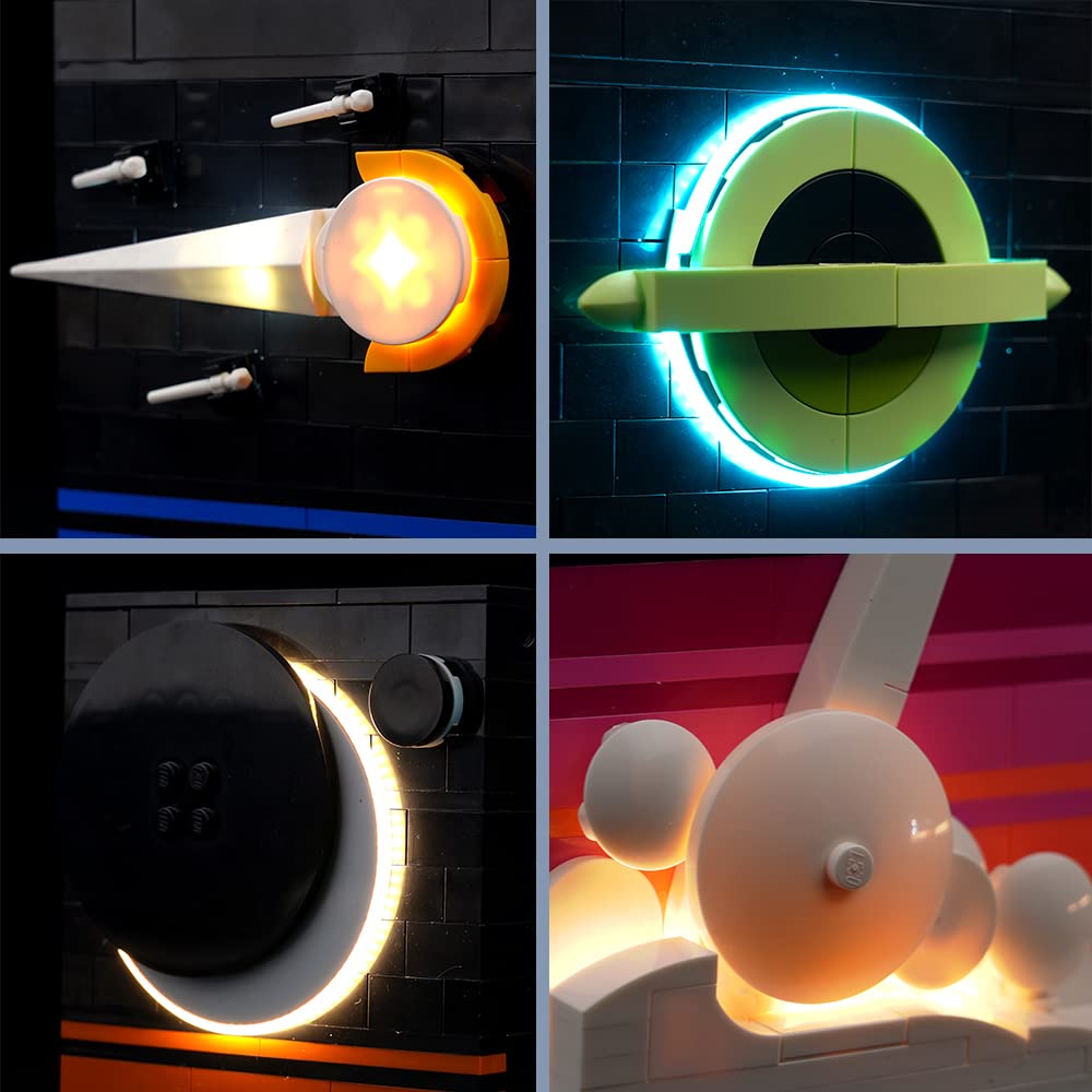 Brickbling Led Lights Compatible With Lego Tales Of The Space Age, Creative Light Kit Compatible With Lego 21340 (Lights Only, Not Come With Model)