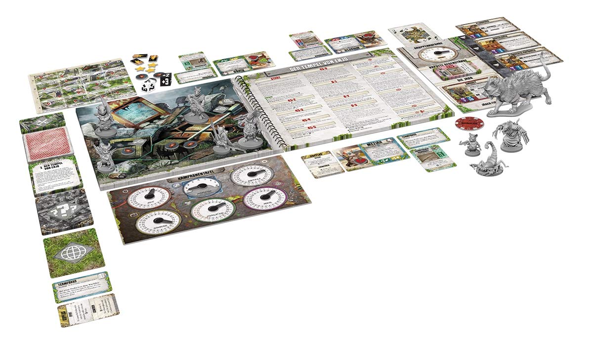 Z-Man Games Aftermath Adventure Book Game - 1-4 Players, Ages 14+, 60-120 Min Playtime, Medium Size, Various Colors