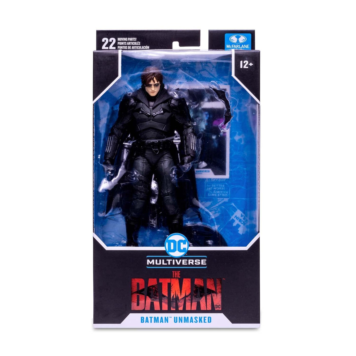 Mcfarlane Multiverse Batman Unmasked Batman Movie 7' Action Figure With Accessories, Multicolor