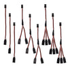 Jst Y Splitters 1 Male To 2 Female And 1 Male To 3 Female, Rc Servo Y Connector 3 Pin, Servo Y Harness Lead, Rc Servo Extension
