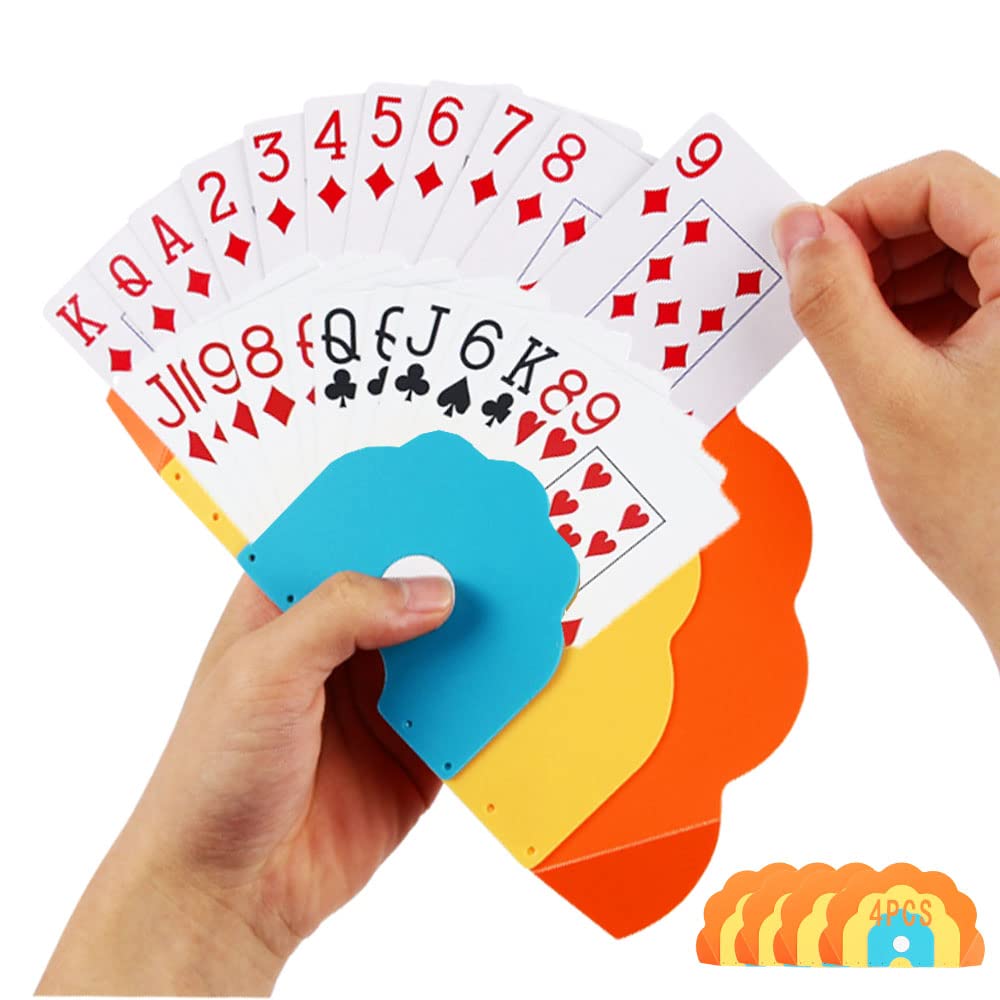 Szlishuo Card Holders For Playing Cards Hands-Free Playing Card Holder For Kids And Adults, Cards Game Holder For Poker Parties,