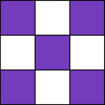 WE Games Mousepad Chess Board 20 in. Purple Color with Classic Design - enhanced Tournament Chess Mat Perfect Travel Chess Board for mature-themeds