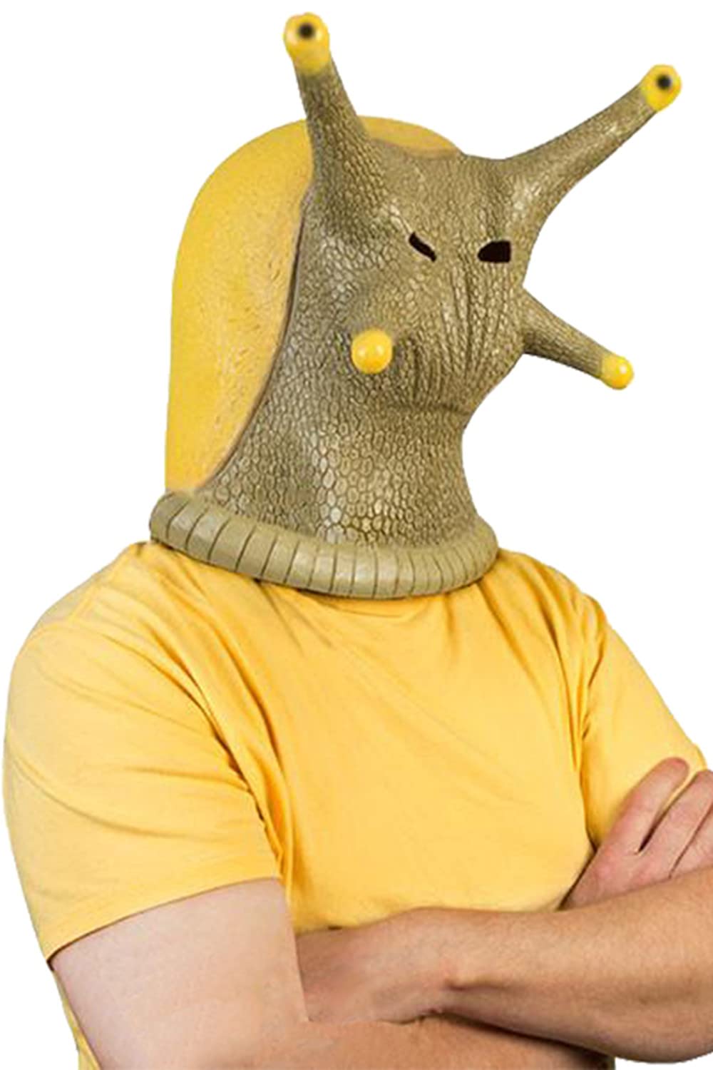 Novelty Halloween Costume Party Latex Head Mask Snail Full Face Mask