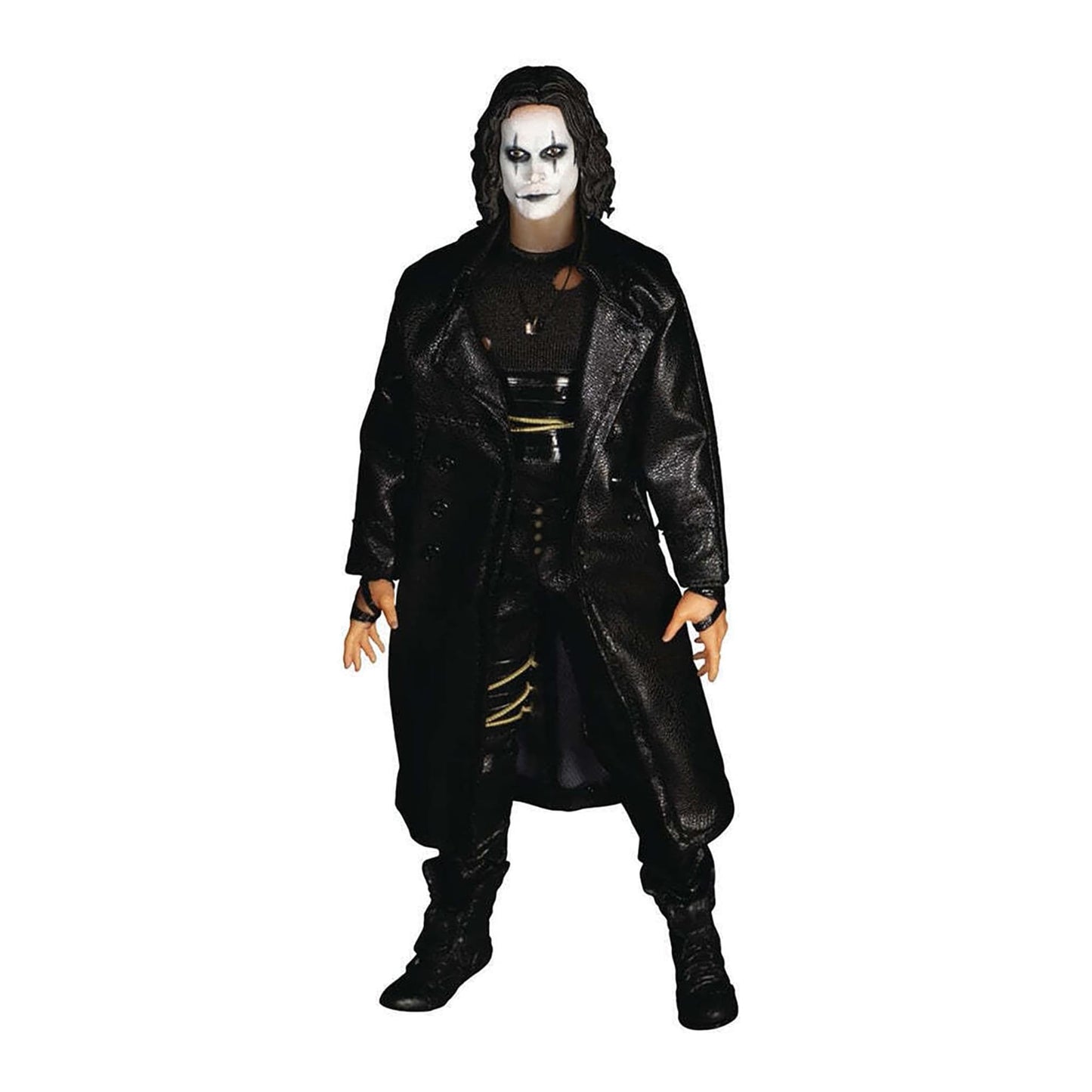 Mezco The Crow One:12 Action Figure Eric Draven - 100% Plastic, Standard Size, Multicoloured, Model H858210, Gift Boxed