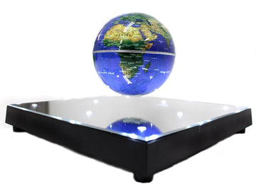 PowerTRC Levitation Globe TG13G - Colorful Plastic Floating Globe, Unique Home Decor