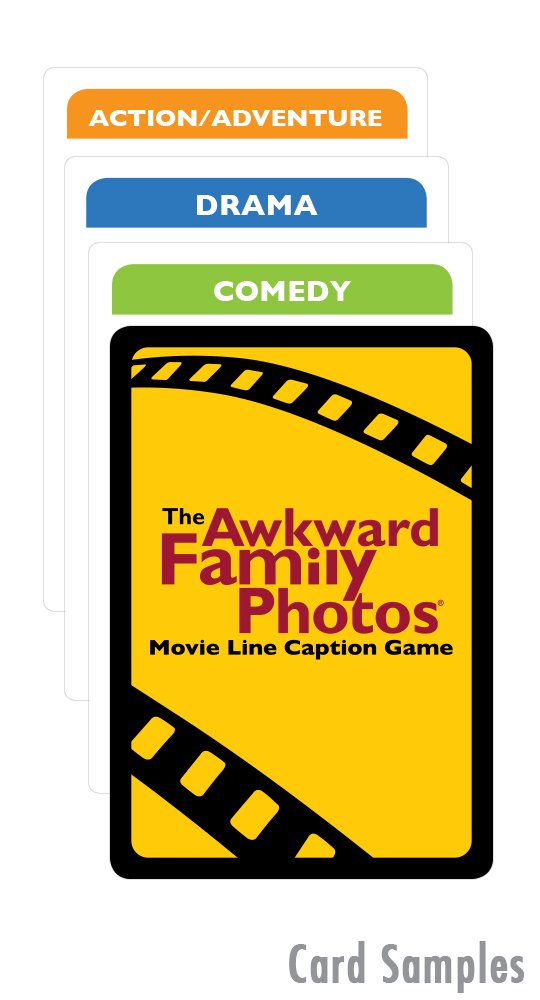 All Things Equal Awkward Family Photos Movie Caption Game - Funny Pics & Movie Lines, Original, Model 02143, Recycled Materials