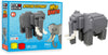 Pix Brix - Toy Pixel Art Kit - African Elephant, 906 Pieces - Patented Slide + Stack Pixel Puzzle Building Bricks, Build & Colle